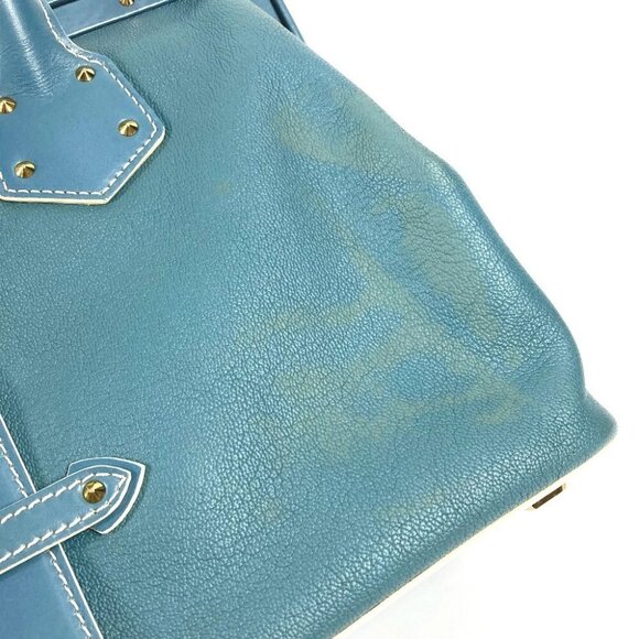 LOUIS VUITTON M91807 Suhali Angénieux PM Tote Bag Studs Hand Bag - Picture 5 of 12